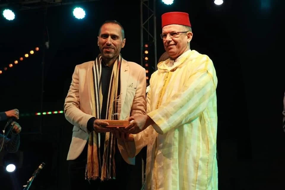 تكريم حسن بوفوس بمدينة تارودانت سنة 2018