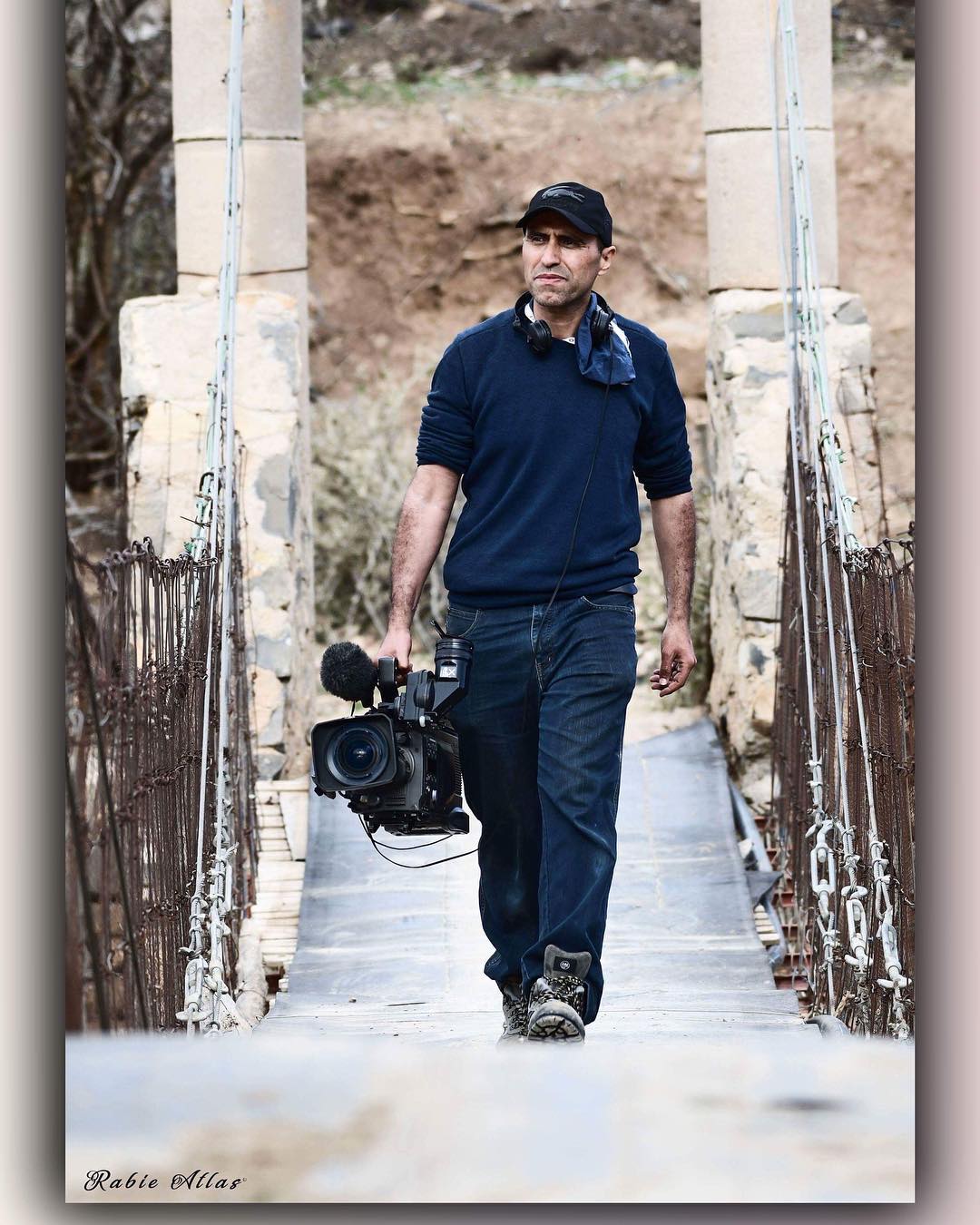 Hassan Boufous filming Amouddou