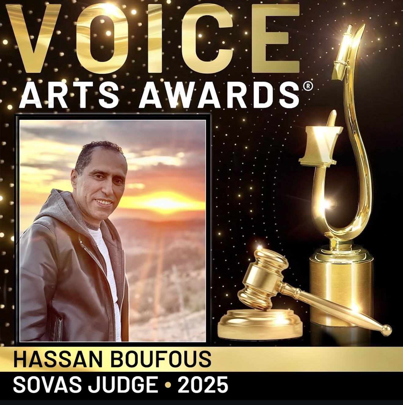حسن بوفوس عضواً في لجنة تحكيم Voice Arts Awards 2025